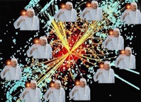 a man in a white robe is holding a candle