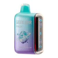 the geek bar pulse e - cigarette is shown on a black background