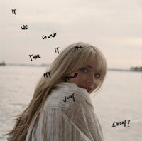 an image of a young woman with writing on her face