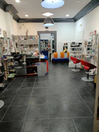 a store with a lot of items on the floor