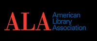 the ala logo on a black background