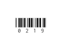 a barcode on a white background