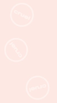 a pink background with a white logo on it