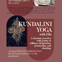 kundalini yoga with elle infographic