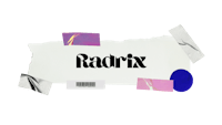 the word raddix is written on a piece of paper