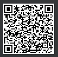 a qr code on a black background
