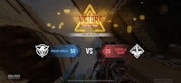 a screenshot of a game with the word victory on it