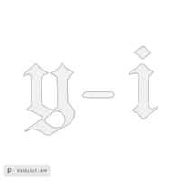 the word i - g on a black background