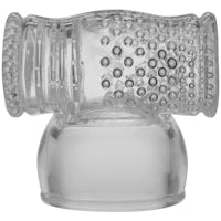 a clear glass pipe with a hole in it