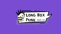 long box punk logo on a purple background