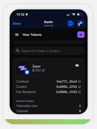 a screenshot of the zepr app on an iphone