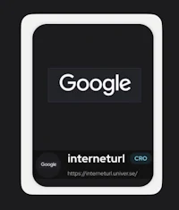 a google logo on a black background