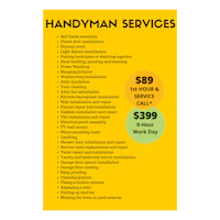 handyman services poster