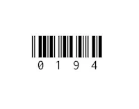 a bar code on a white background