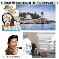 neo-nazis moving maine expectations vs reality
