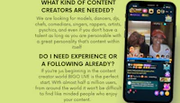 what kind of content creators are needed?