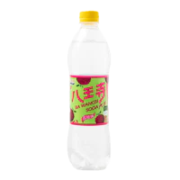 a bottle of water with a label on it