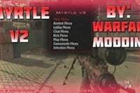 a video game with the words'mylte v warfare mod v2'
