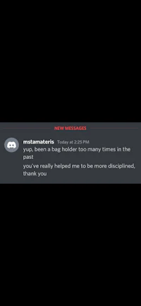 a screenshot of a message on a black background