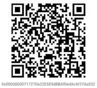 a qr code is shown on a white background