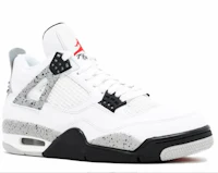 nike air jordan 4 retro white black