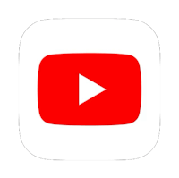 the youtube logo on a black background