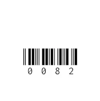 a barcode on a white background
