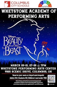 beauty and the beast at the whitstone academy of performing arts