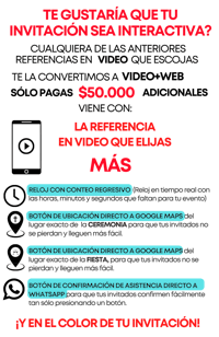 a flyer with the words te gusta que te invita sea interactiva