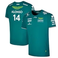 a green t - shirt with the number 14 on it