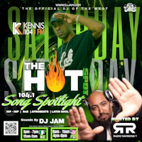 the flyer for the hot saturday