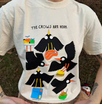 the crows are here tee