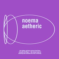 the cover of noema aetheric on a purple background