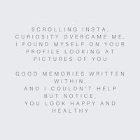 scrolling instagram, curiosity overcame me, i found my memories books written by you