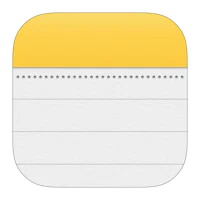 a notepad icon with a yellow background