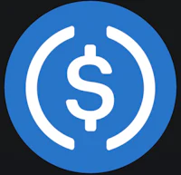 a blue dollar sign icon on a black background