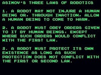 three laws of robotics