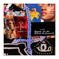 a collage with many different pictures on it