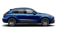 a blue 2019 porsche macan suv