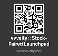 a qr code with the words wwety stock paired launchpad