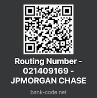 jp morgan chase routing number - screenshot