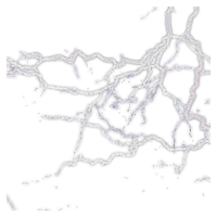 lightning bolts on a black background