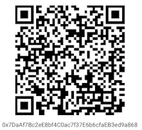 a black and white qr code on a white background