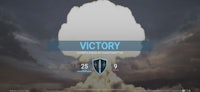 a screenshot of a game with the word victory on it