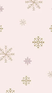 a snowflake pattern on a pink background