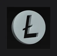 the l logo on a black background