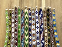 beaded bracelets with a variety of colors