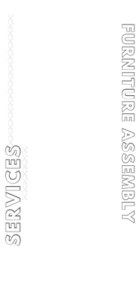 a black and white poster with a list of services