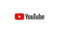 youtube logo on a white background