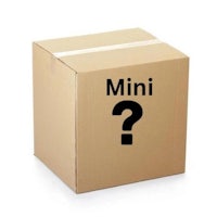 a cardboard box with a question mark on it
